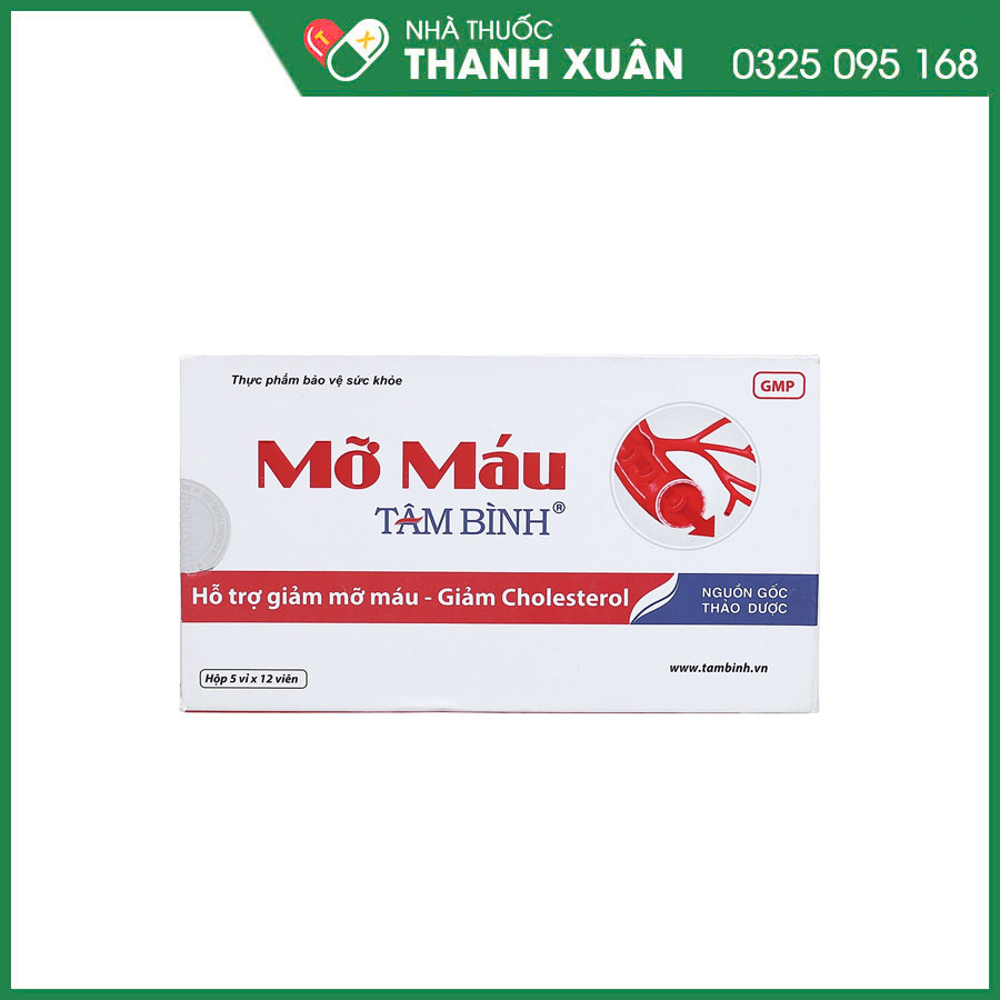 Mỡ máu Tâm Bình giúp hỗ trợ giảm mỡ máu, xuất huyết mạch máu, giảm nguy cơ gan nhiễm mỡ, thanh nhiệt giải độc, bảo vệ gan
